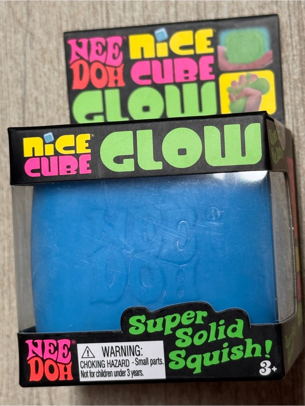 Blue NeeDoh Nice Cube Glow 🩵